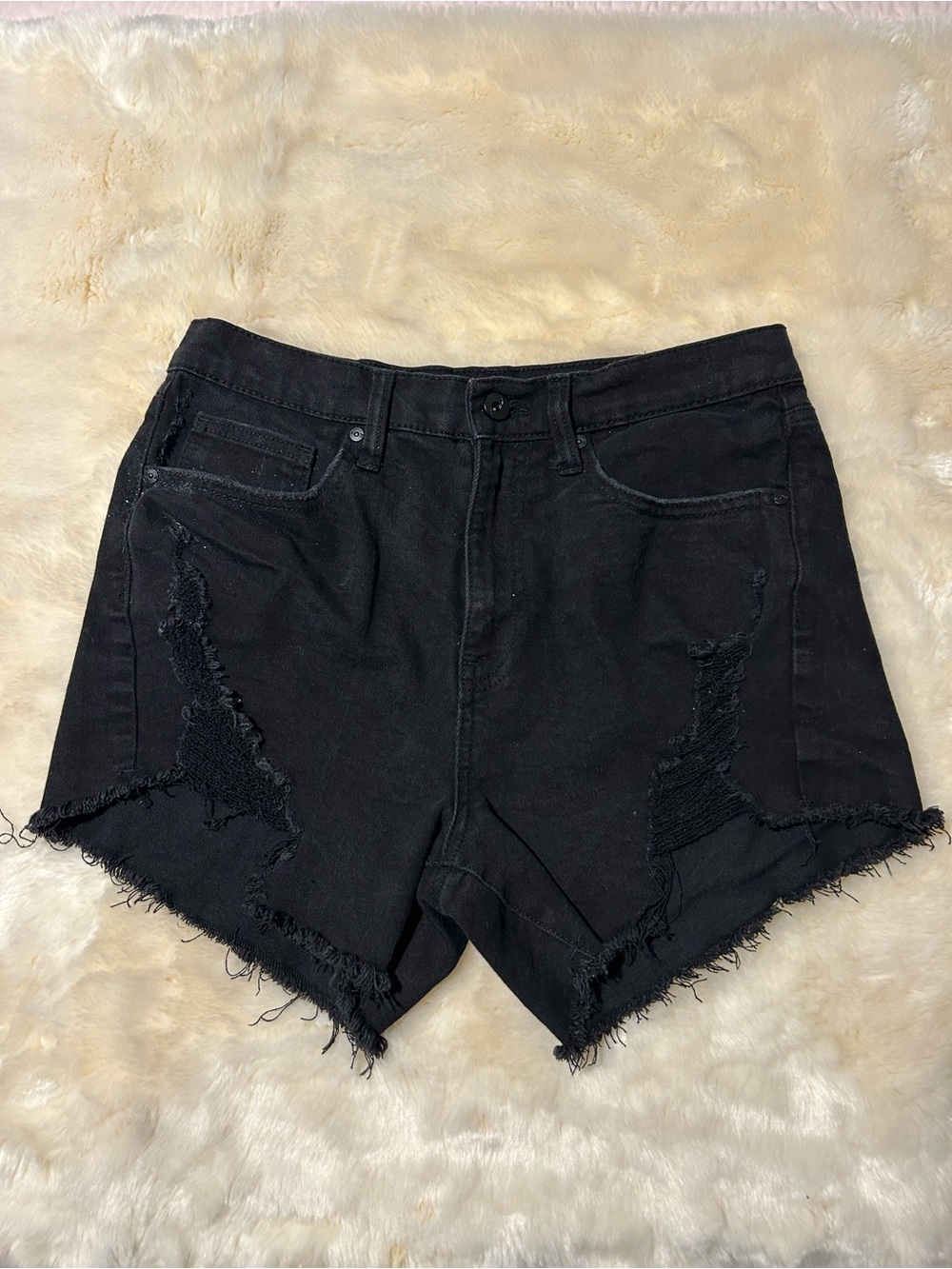 Kendall & Kylie Distressed Jean Shorts